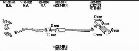 Fonos SU10118 - Система випуску ОГ autocars.com.ua