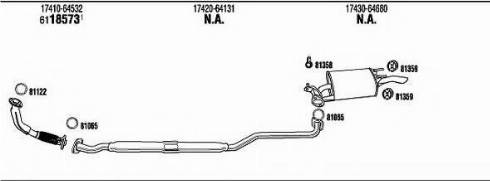 Fonos TO51116 - Система випуску ОГ autocars.com.ua