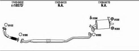 Fonos TO51117 - Система випуску ОГ autocars.com.ua