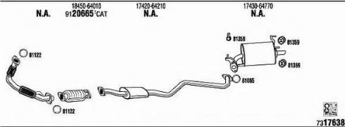 Fonos TO51140 - Система випуску ОГ autocars.com.ua