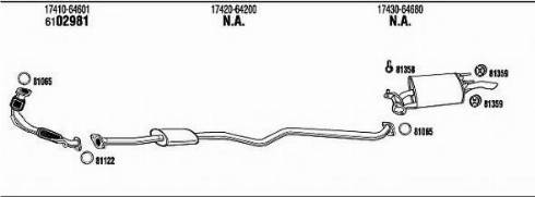 Fonos TO51160 - Система випуску ОГ autocars.com.ua