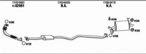 Fonos TO51158 - Система випуску ОГ autocars.com.ua