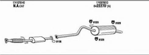 Fonos TO72505 - Система випуску ОГ autocars.com.ua