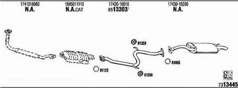 Fonos TO85857 - Система випуску ОГ autocars.com.ua