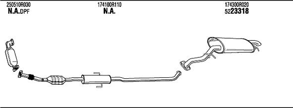 Fonos TOK019245B - Система випуску ОГ autocars.com.ua