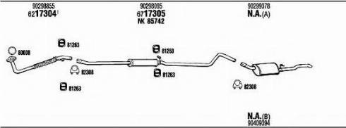 Fonos VH20279 - Система випуску ОГ autocars.com.ua