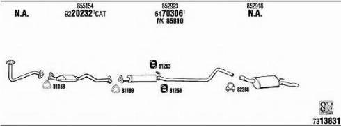 Fonos VH20280 - Система випуску ОГ autocars.com.ua