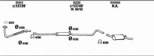 Fonos VH20281 - Система випуску ОГ autocars.com.ua