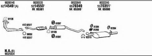 Fonos VH50923 - Система випуску ОГ autocars.com.ua