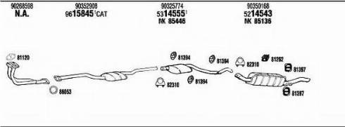 Fonos VH50929 - Система випуску ОГ autocars.com.ua