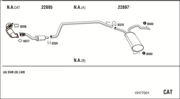 Fonos VH77001 - Система випуску ОГ autocars.com.ua