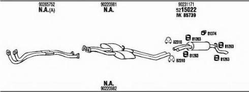 Fonos VH86915A - Система випуску ОГ autocars.com.ua