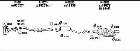 Fonos VH87090 - Система випуску ОГ autocars.com.ua