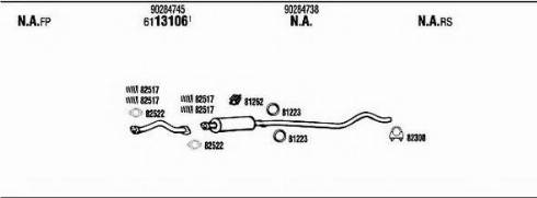 Fonos VHT05437 - Система випуску ОГ autocars.com.ua