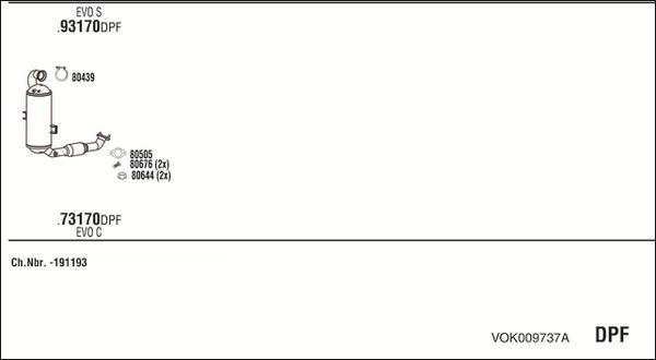 Fonos VOK009737A - Система випуску ОГ autocars.com.ua