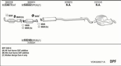 Fonos VOK028571A - Система випуску ОГ autocars.com.ua