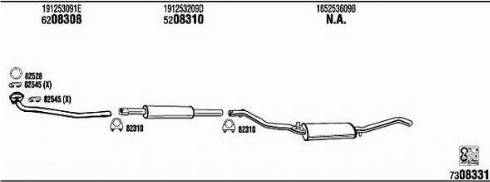 Fonos VW20460 - Система випуску ОГ autocars.com.ua