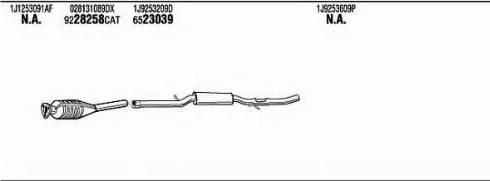 Fonos VWH15463 - Система випуску ОГ autocars.com.ua