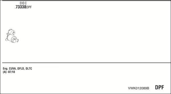 Fonos VWK012089B - Система випуску ОГ autocars.com.ua