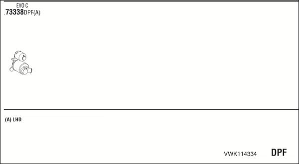 Fonos VWK114334 - Система випуску ОГ autocars.com.ua