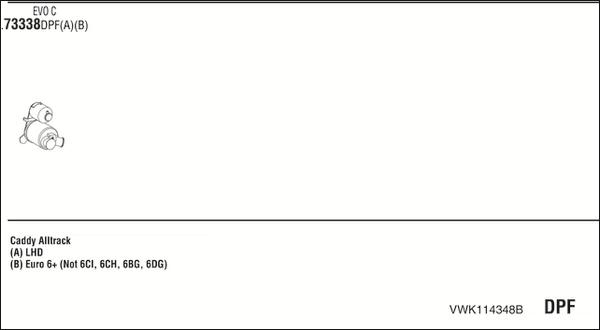 Fonos VWK114348B - Система випуску ОГ autocars.com.ua