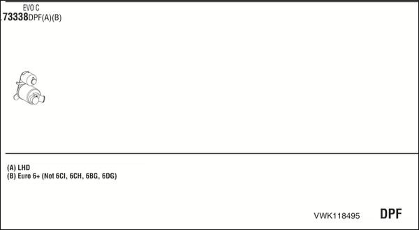 Fonos VWK118495 - Система випуску ОГ autocars.com.ua