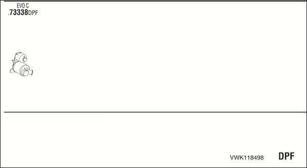 Fonos VWK118498 - Система випуску ОГ autocars.com.ua