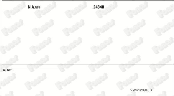 Fonos VWK128940B - Система випуску ОГ autocars.com.ua