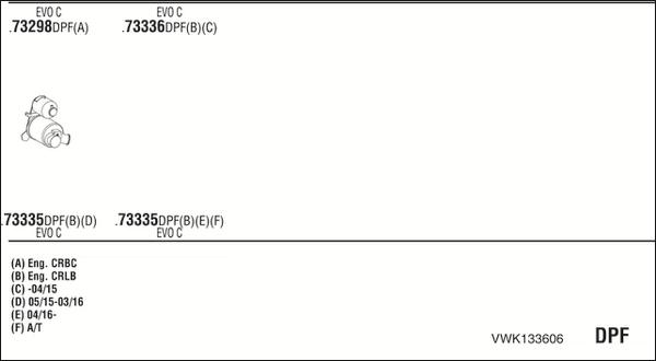 Fonos VWK133606 - Система випуску ОГ autocars.com.ua