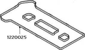 FORD 1 220 025 - Комплект прокладок, кришка головки циліндра autocars.com.ua