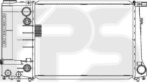 FPS FP 14 A47 - Радиатор, охлаждение двигателя autodnr.net