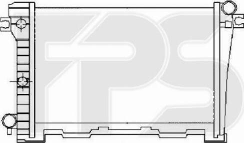 FPS FP 14 A863-X - Радиатор, охлаждение двигателя autodnr.net