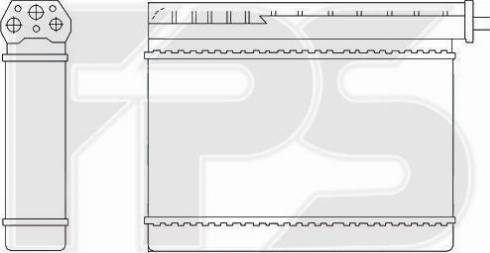 FPS FP 14 N102 - Теплообменник, отопление салона avtokuzovplus.com.ua