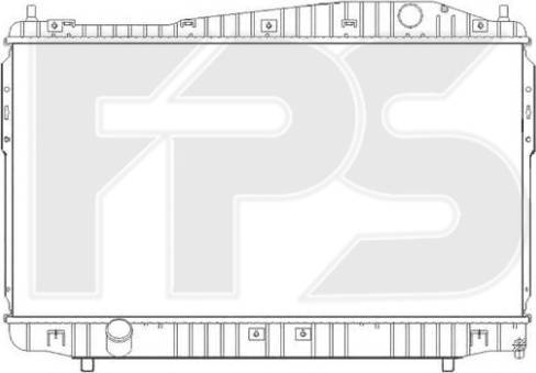 FPS FP 17 A783 - Радіатор, охолодження двигуна autocars.com.ua