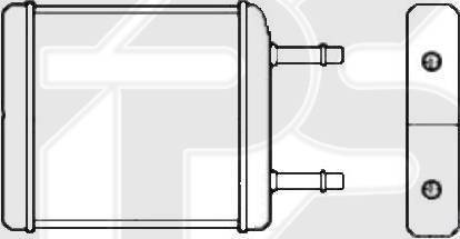 FPS FP 17 N15-X - Теплообменник, отопление салона autodnr.net