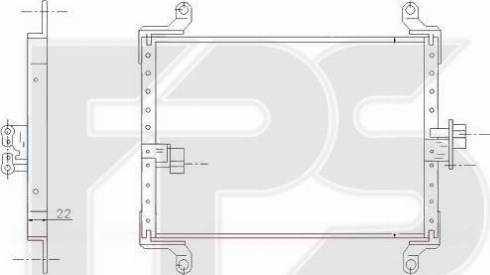 FPS FP 20 K48 - Конденсатор, кондиціонер autocars.com.ua