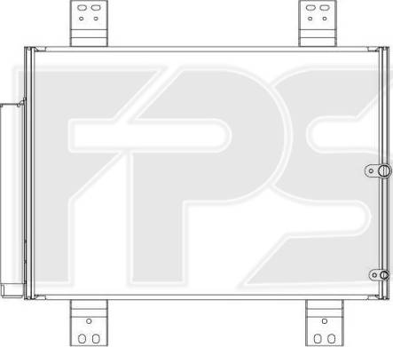 FPS FP 24 K487-X - Конденсатор, кондиціонер autocars.com.ua