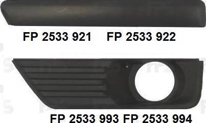 FPS FP 2533 993 - Решітка вентилятора, буфер autocars.com.ua