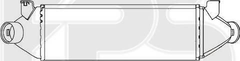 FPS FP 28 T25 - Интеркулер, теплообменник турбины avtokuzovplus.com.ua