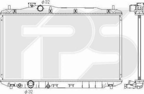 FPS FP 30 A1397-X - Радиатор, охлаждение двигателя autodnr.net