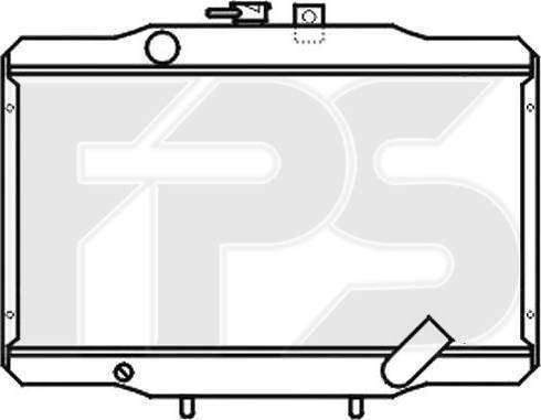 FPS FP 32 A642 - Радіатор, охолодження двигуна autocars.com.ua