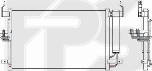 FPS FP 32 K296 - Конденсатор, кондиціонер autocars.com.ua