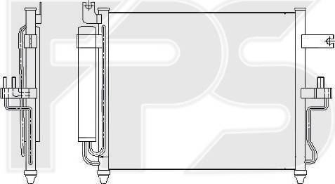 FPS FP 32 K300 - Конденсатор, кондиціонер autocars.com.ua