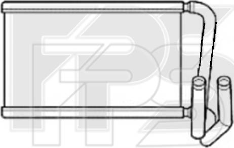 FPS FP 32 N01-X - Теплообменник, отопление салона avtokuzovplus.com.ua