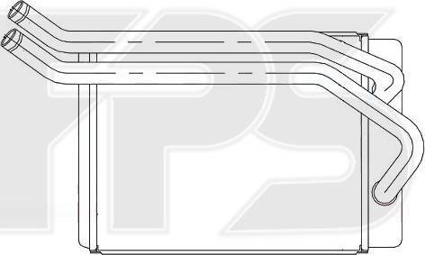 FPS FP 32 N66-X - Теплообменник, отопление салона avtokuzovplus.com.ua