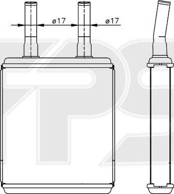 FPS FP 32 N68 - Теплообменник, отопление салона avtokuzovplus.com.ua