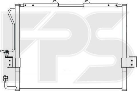 FPS FP 40 K323 - Конденсатор, кондиціонер autocars.com.ua