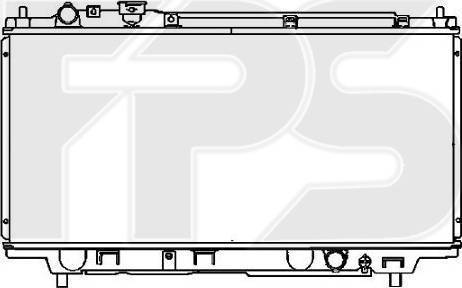 FPS FP 44 A631 - Радіатор, охолодження двигуна autocars.com.ua