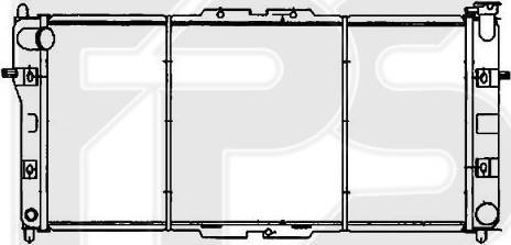 FPS FP 44 A633 - Радиатор, охлаждение двигателя avtokuzovplus.com.ua