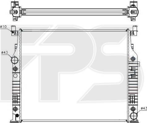 FPS FP 46 A09 - Шарнирный комплект, ШРУС, приводной вал avtokuzovplus.com.ua